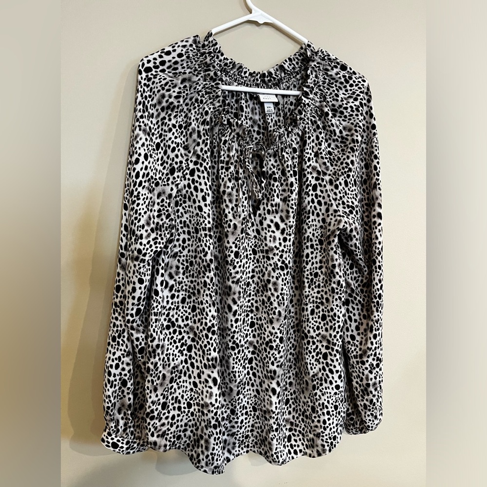 Leopard Print Dress Shirt